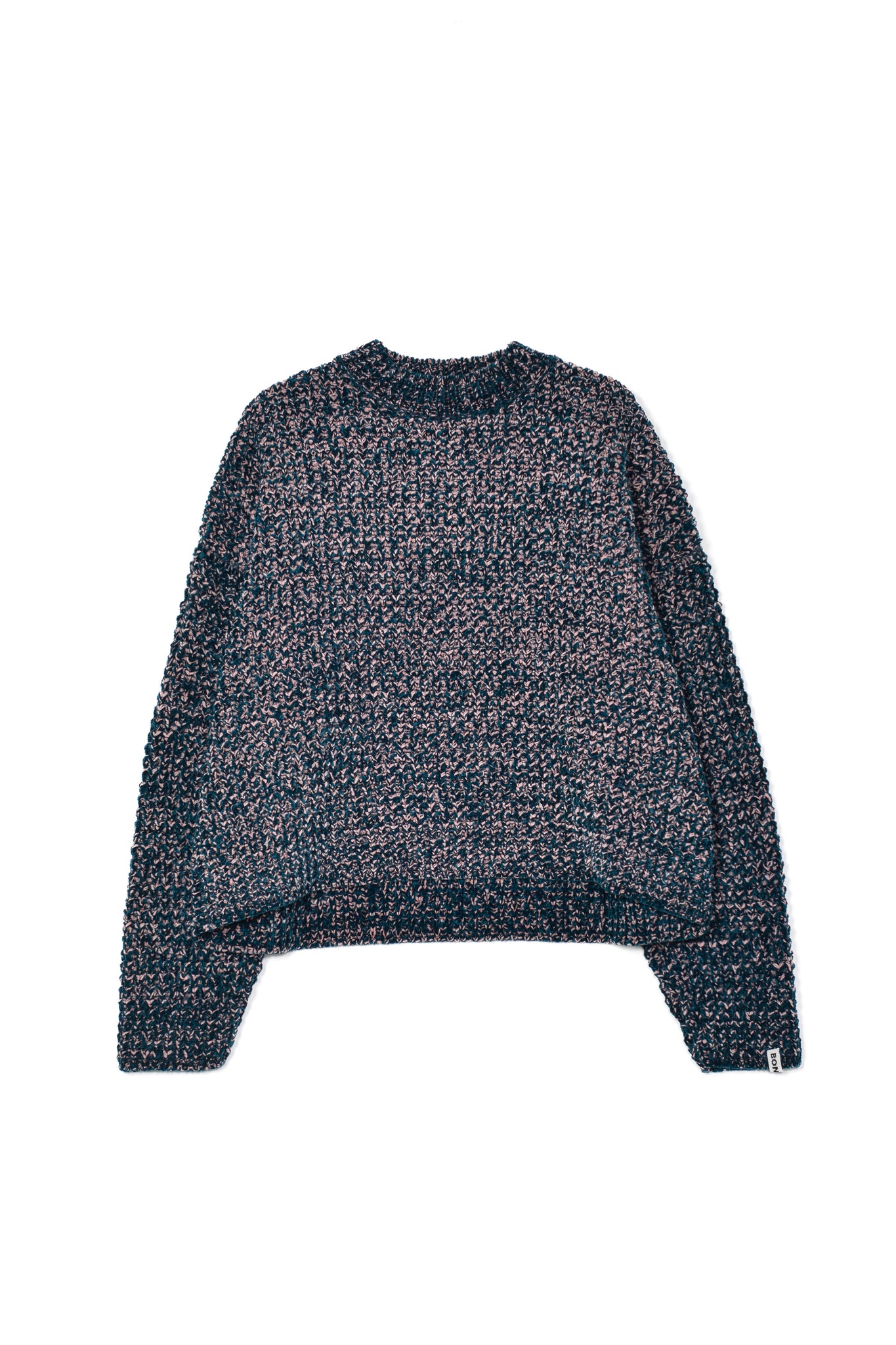 CROPPED CHENILLE SWEATER