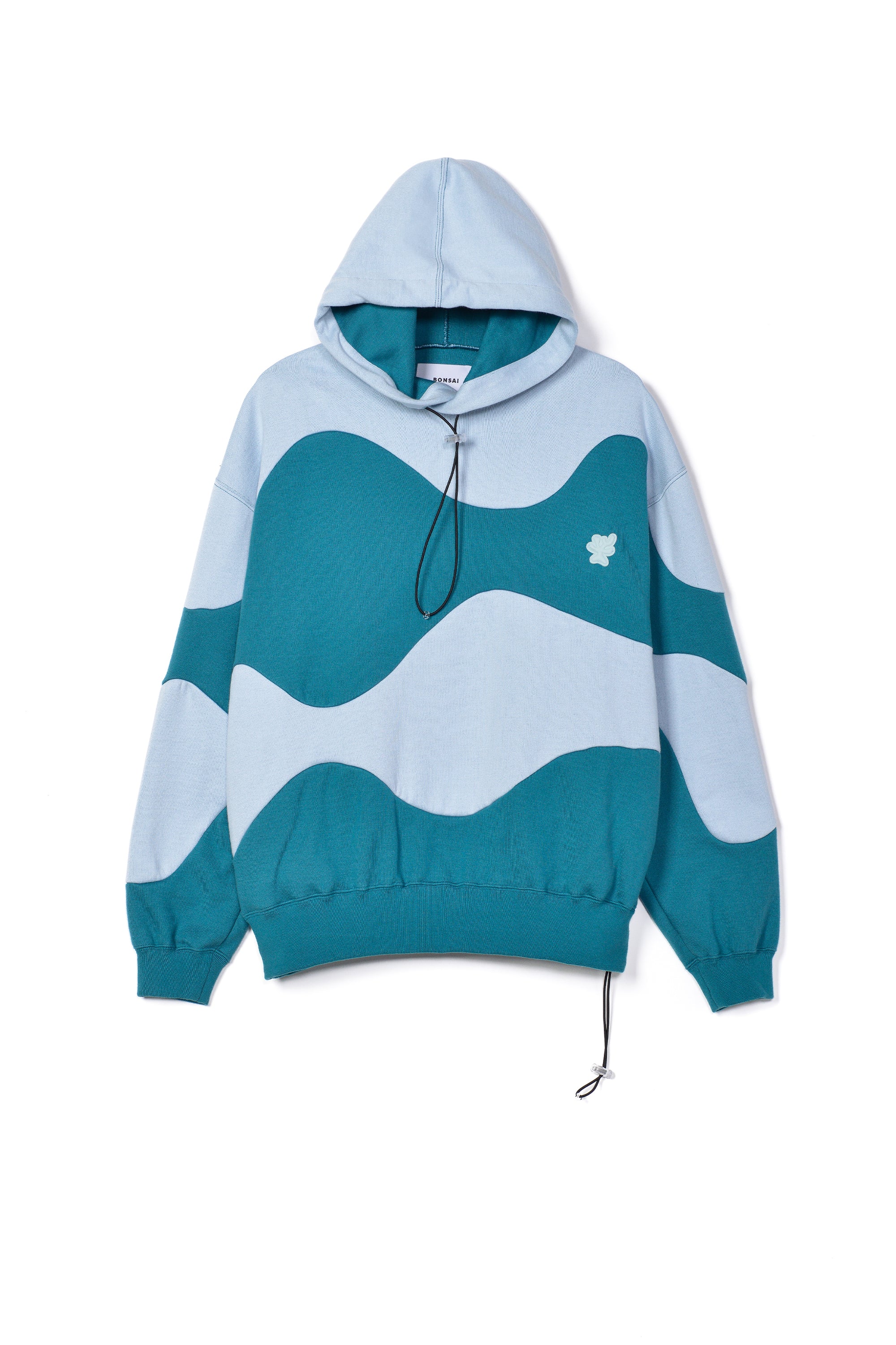 INTARSIA WAVES HOODIE-UP TO 70% OFF